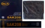 Фильтр салона угольный SCT (SAK 208) (Exist)